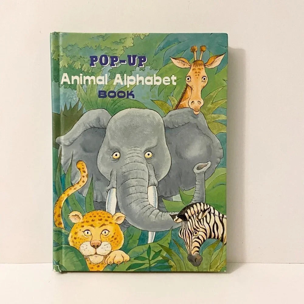 Vintage 1994  Pop Up Animal Alphabet Book Ronald Fritz Random House Books
